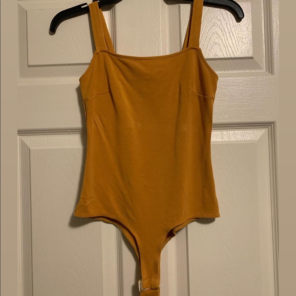 Yellow body suite